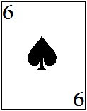 six of spades six of spades