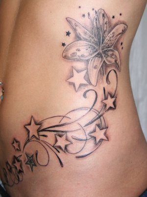 Stars Tattoo For Girls