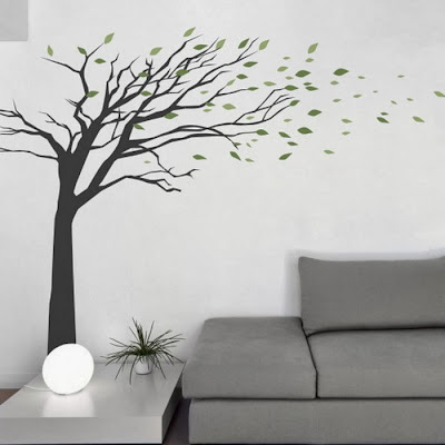 Vẽ tranh tường phòng khách Vẽ tranh tường phòng khách hiện đại