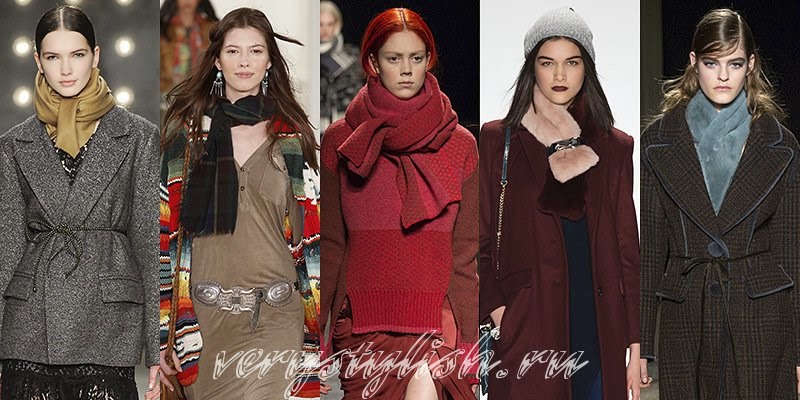 Winter 2015 Scarves Fashion Trends