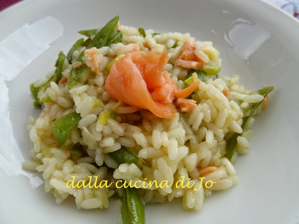 Risotto con salmone in scatola Cotto e Postato