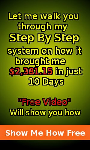 This system took my earnings from zero  to 2381.15 in 10 days without even calling a soul