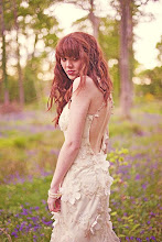 flowers on her dress