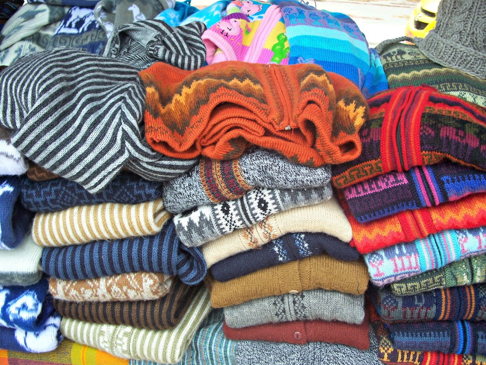 Otavalo Market Alpaca Sweaters
