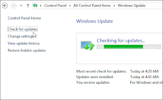 Updates Windows 8 to windows 8.1