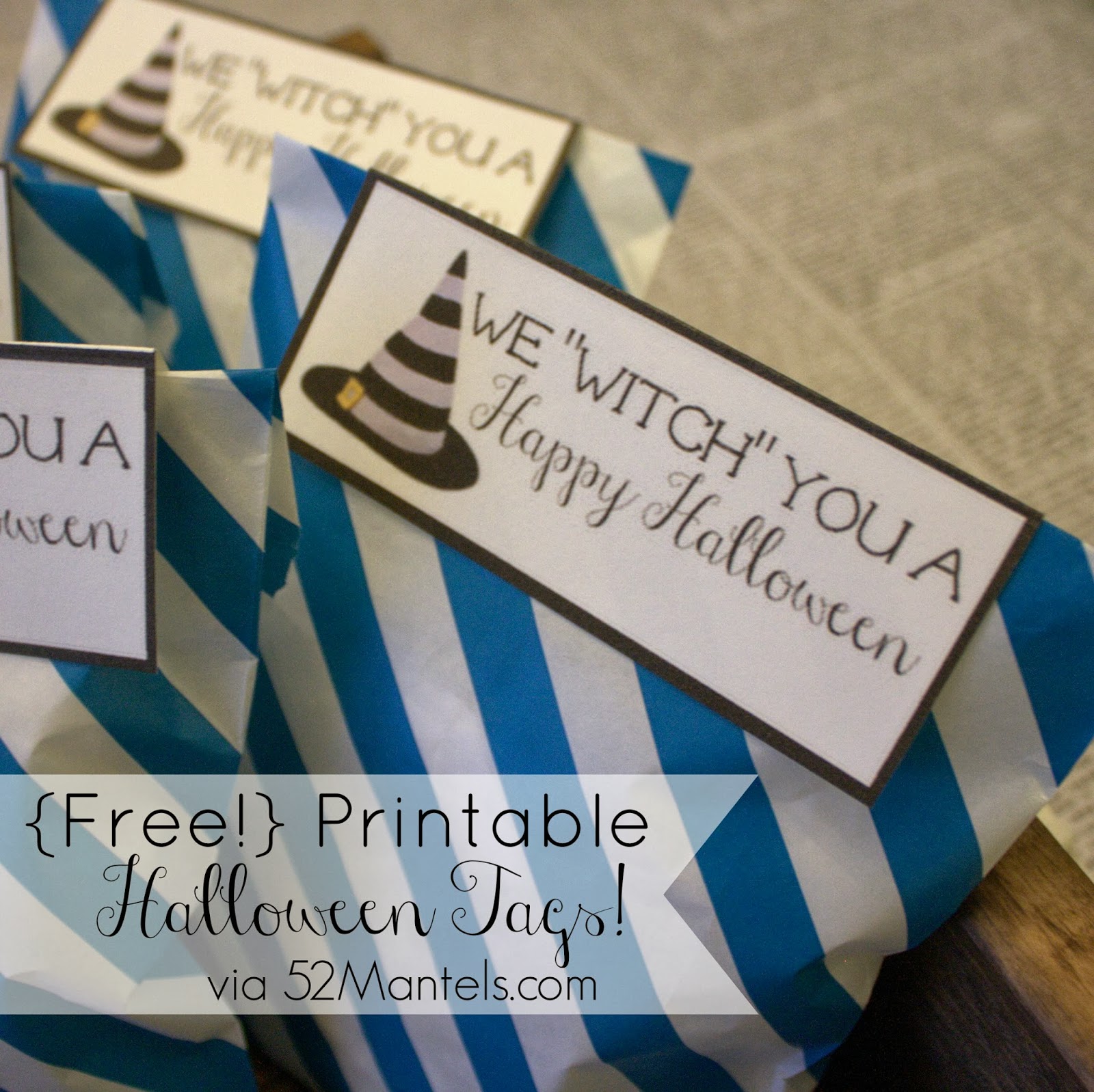 52 Mantels Free Halloween Tags + 11 MORE Bewitching Ideas {And, a