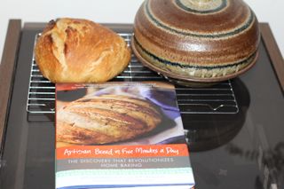 artisan bread and cloche photo of artisan bread and cloche