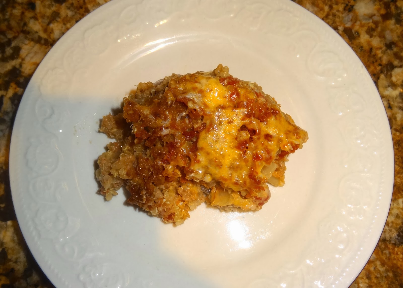Bacon Cheeseburger Quinoa Casserole