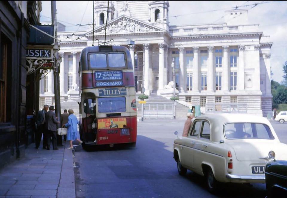 Trolley Bus in Greetham Street