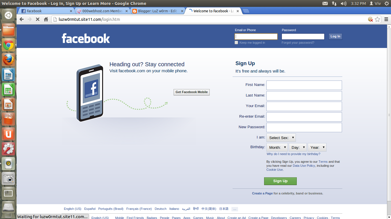 Hack Facebook Account Using Phishing