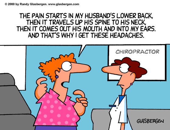 A chiropractor in training