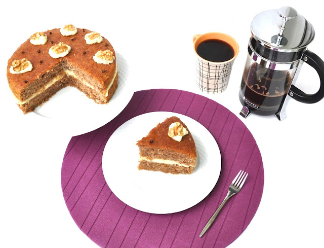 Walnut Syrup Cake with Vanilla Creme Filling DSC 0132 Walnut Syrup Cake with Vanilla Creme Filling