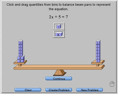 Algebra Balance Scales