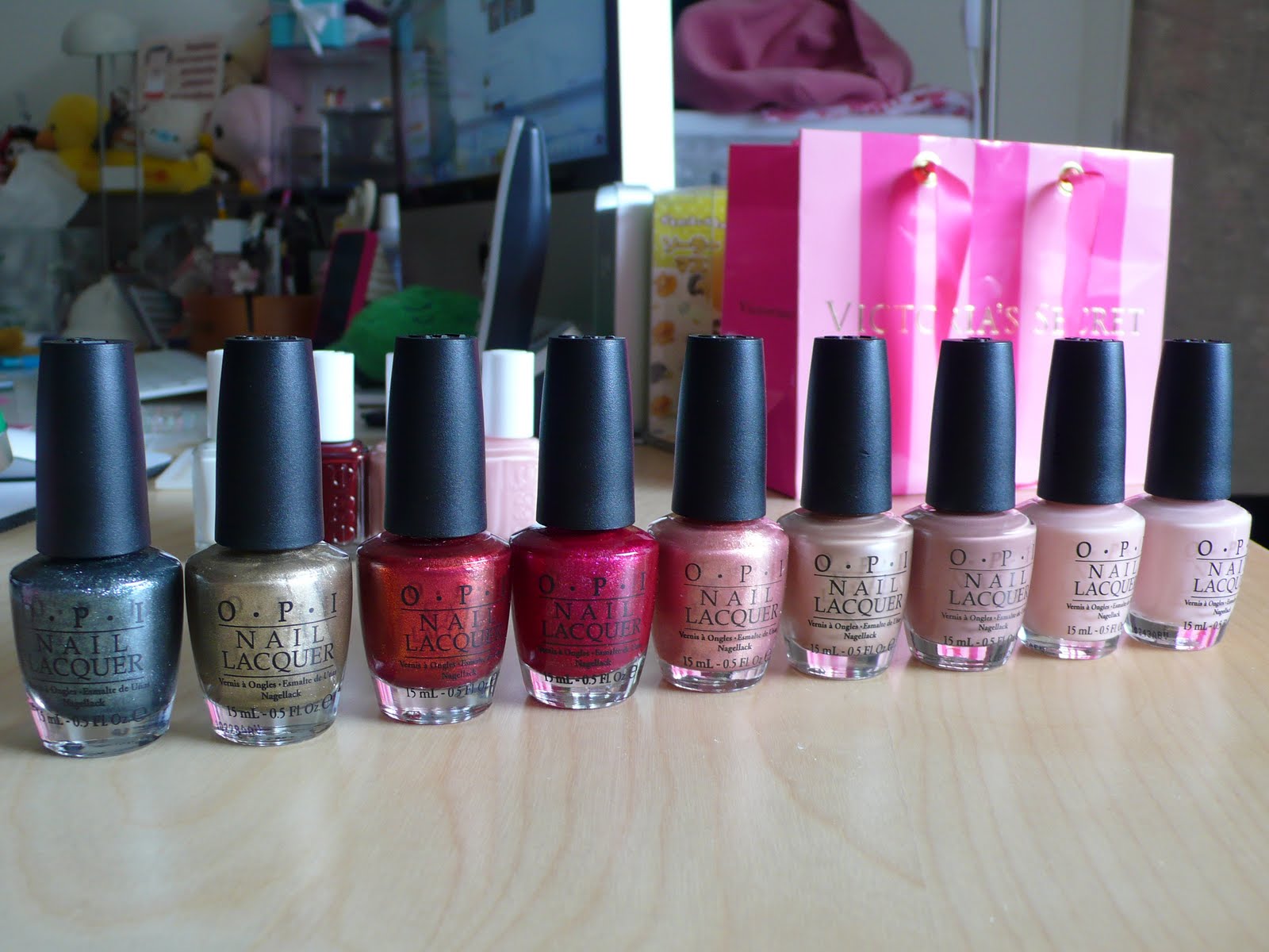 Fishball's corner!! Spring Nails!! OPI and Essie nail polish hauls