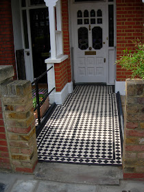 Victorian reproduction mosaic path