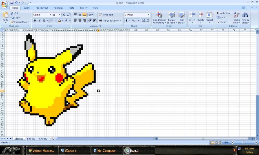 Animal How To Draw Sketches In Excel 