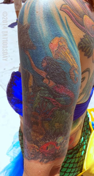 Tattoosday (A Tattoo Blog): A Mermaid Welcomes in Summer