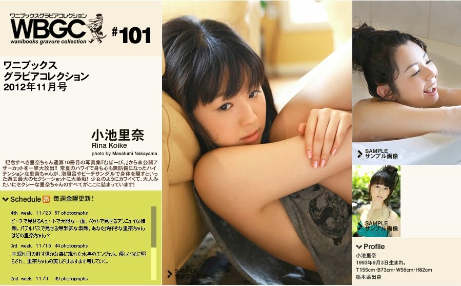  Jcanibooksp 2012.11月号 #101 小池里奈 Rina Koike [195P+3WP+2Mov] 
