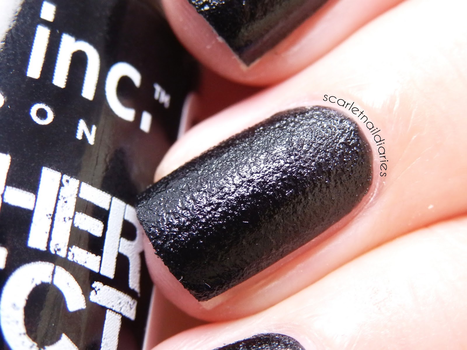 Macro shot of Nails Inc. Leather Effect in Noho r/RedditLaqueristas