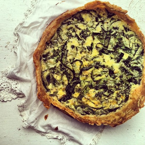 A Plum By Any Other Name A Beet Greens Quiche Comes Home