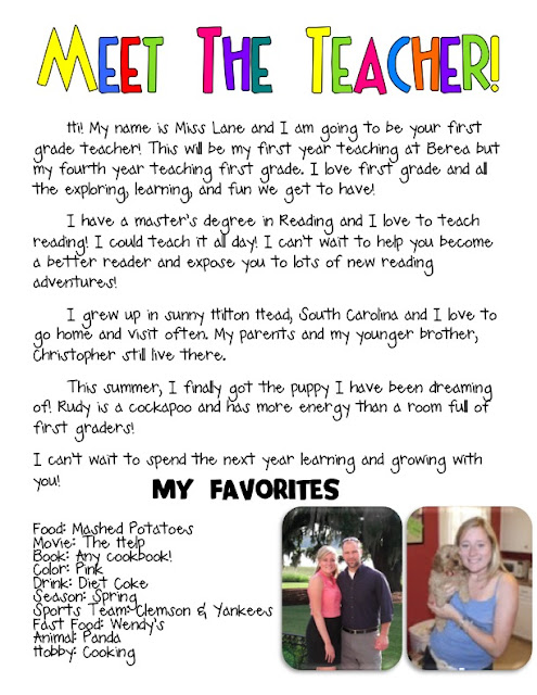 meet the teacher letter laughing with currently and back to school freebie friday meet the teacher letter laughing with currently and back to school freebie friday