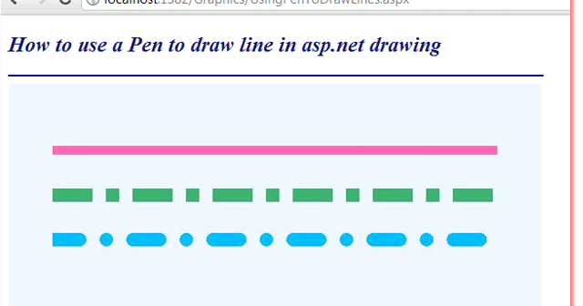 Drawing Lines In Asp : C how to use a pen draw lines