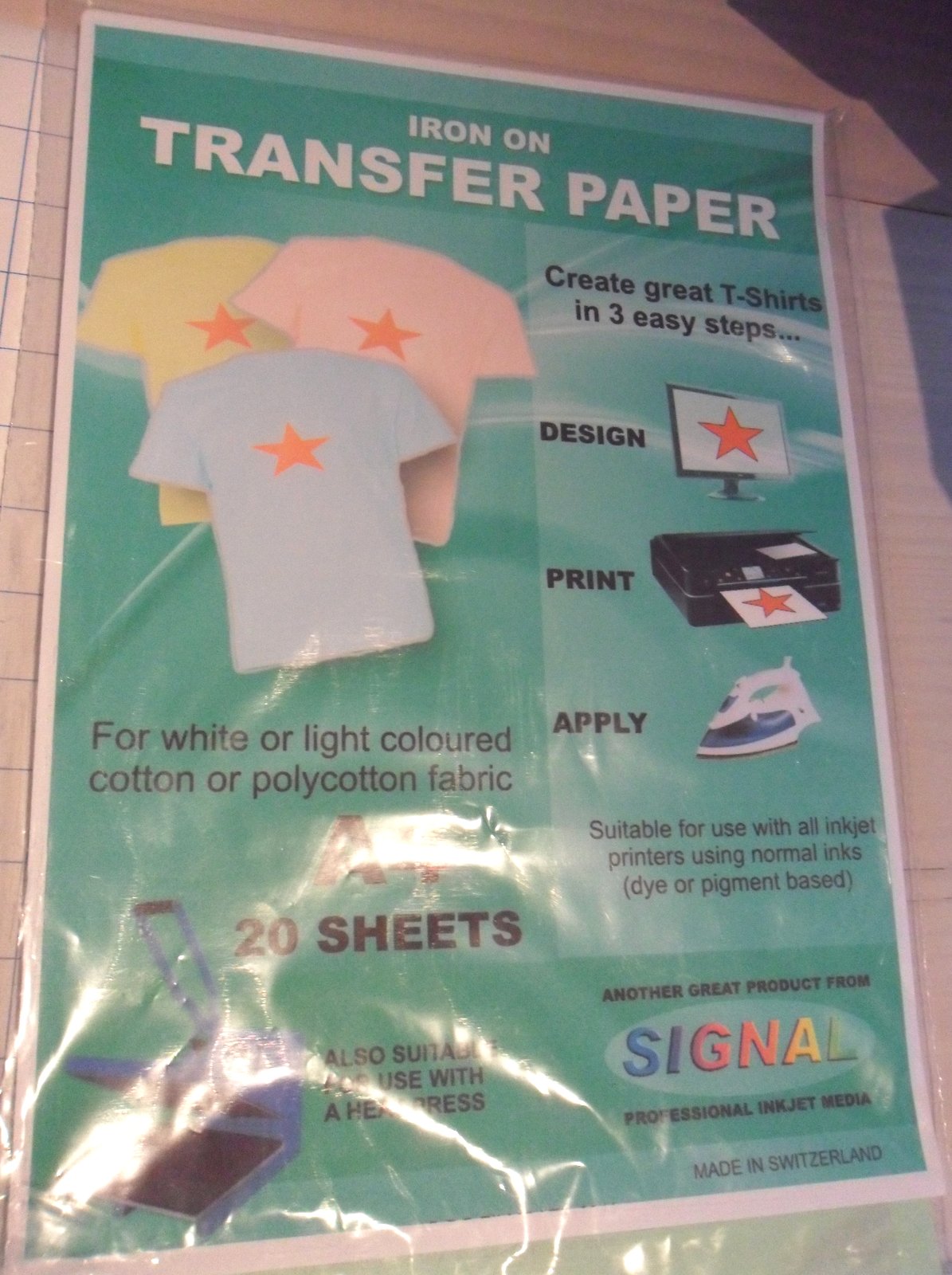 gillyflower Tutorial Printing on Fabric using Inkjet Transfer Paper