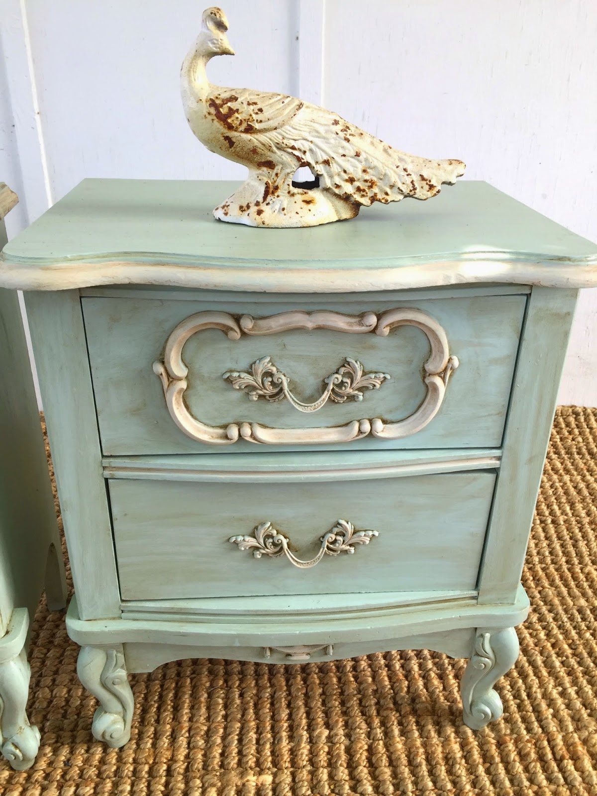 D.D.'s Cottage and Design Pair of French Provincial Nightstands