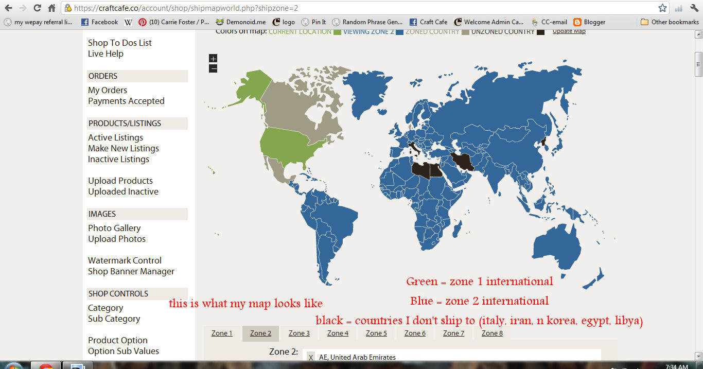 click on the international map it will bring up something like this except your s won t be filled in like mine we ll get there click on the international map it will bring up something like this except your s won t be filled in like mine we ll get there