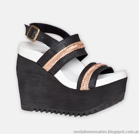 Moda sandalias con plataforma verano 2015 Hoku Shoes.