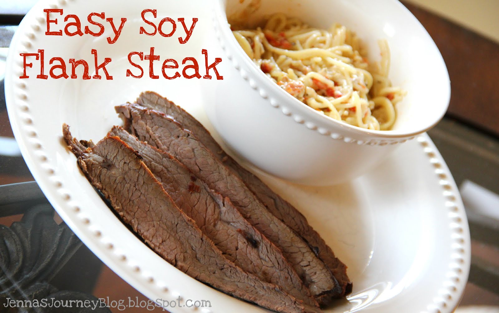 Jenna Blogs Easy Soy Flank Steak