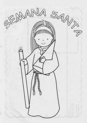 Maestra de Infantil: Dibujos para colorear en Semana Santa