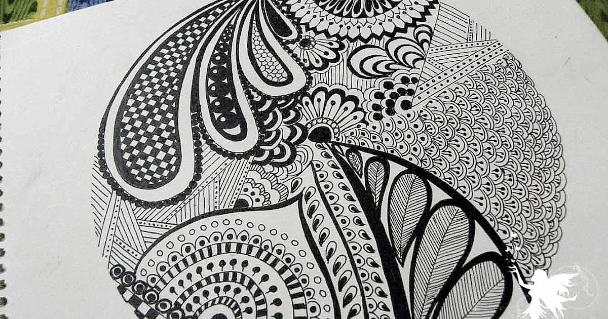 Zentangle, wall art, circles, pattern | Greeting Card