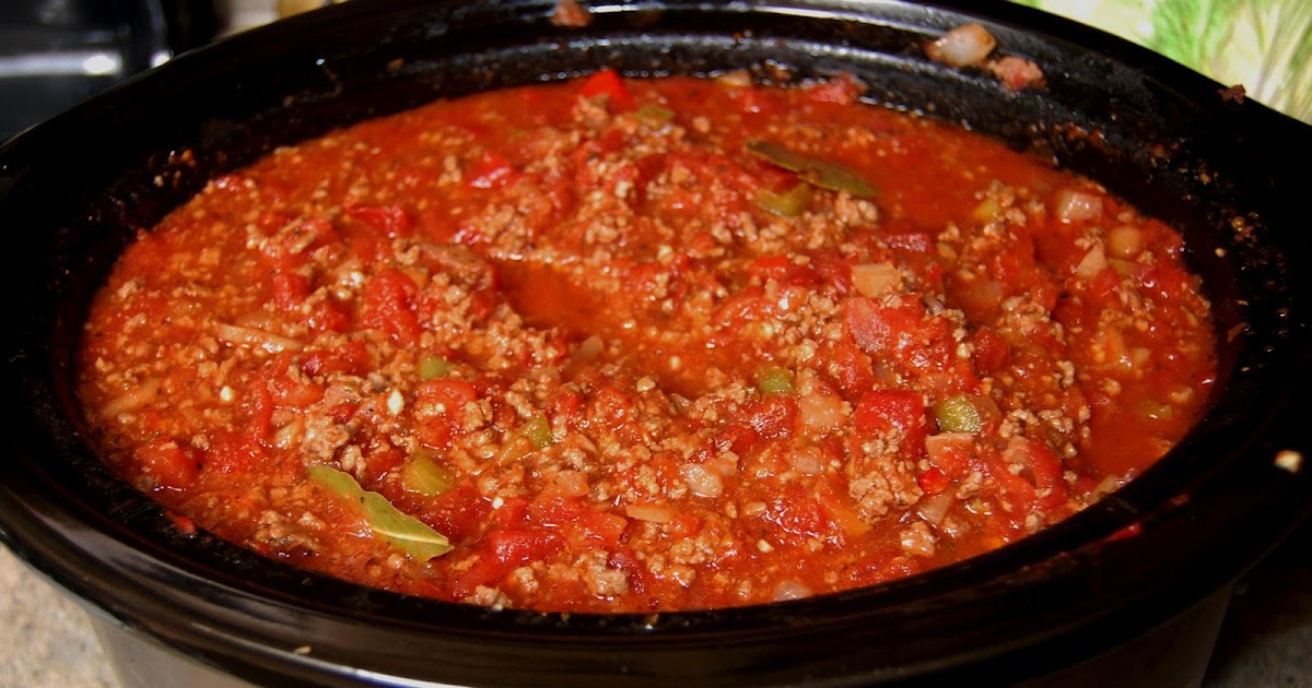 Oh So Slow Cooked Spaghetti Sauce