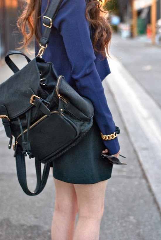 STREET STYLE INSPIRATION; BACKPACKS.
