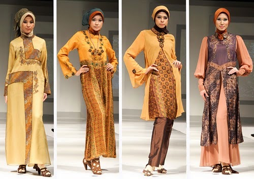 kebaya ijab simple warna cokelat