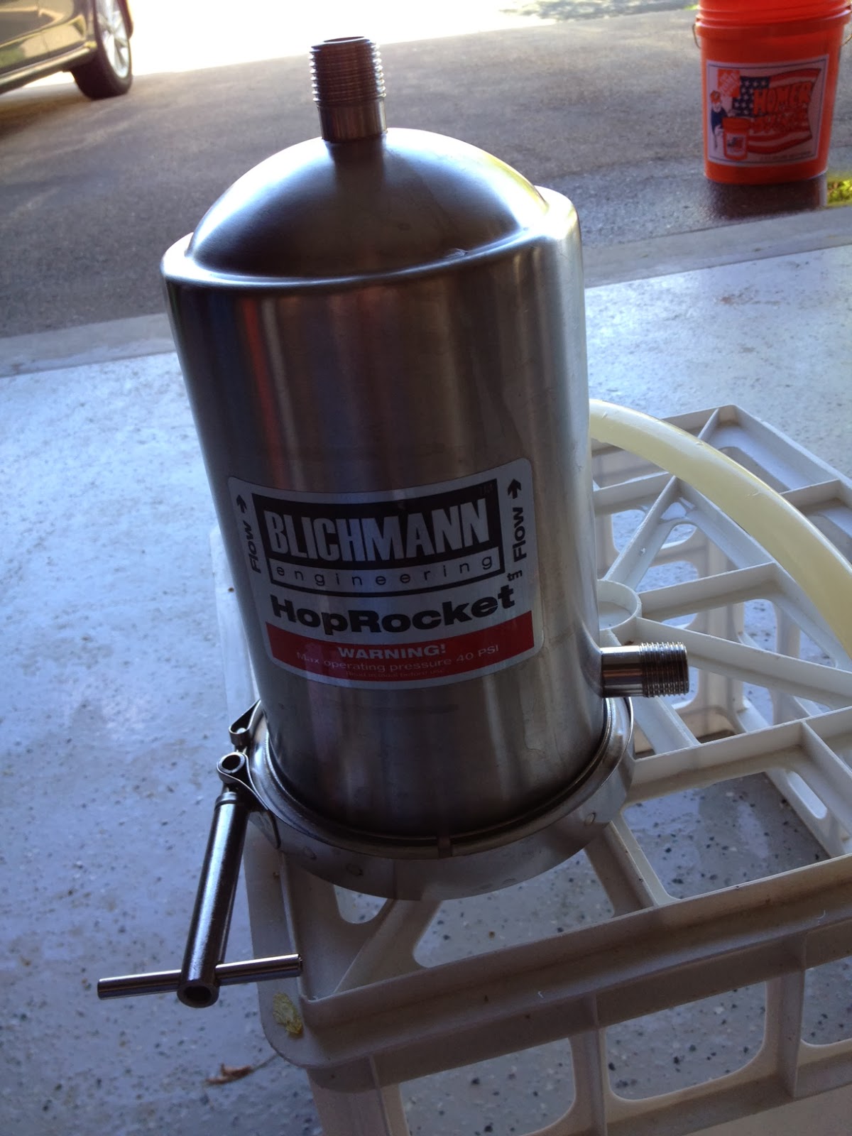 JABlog The Blichmann Hop Rocket In Action