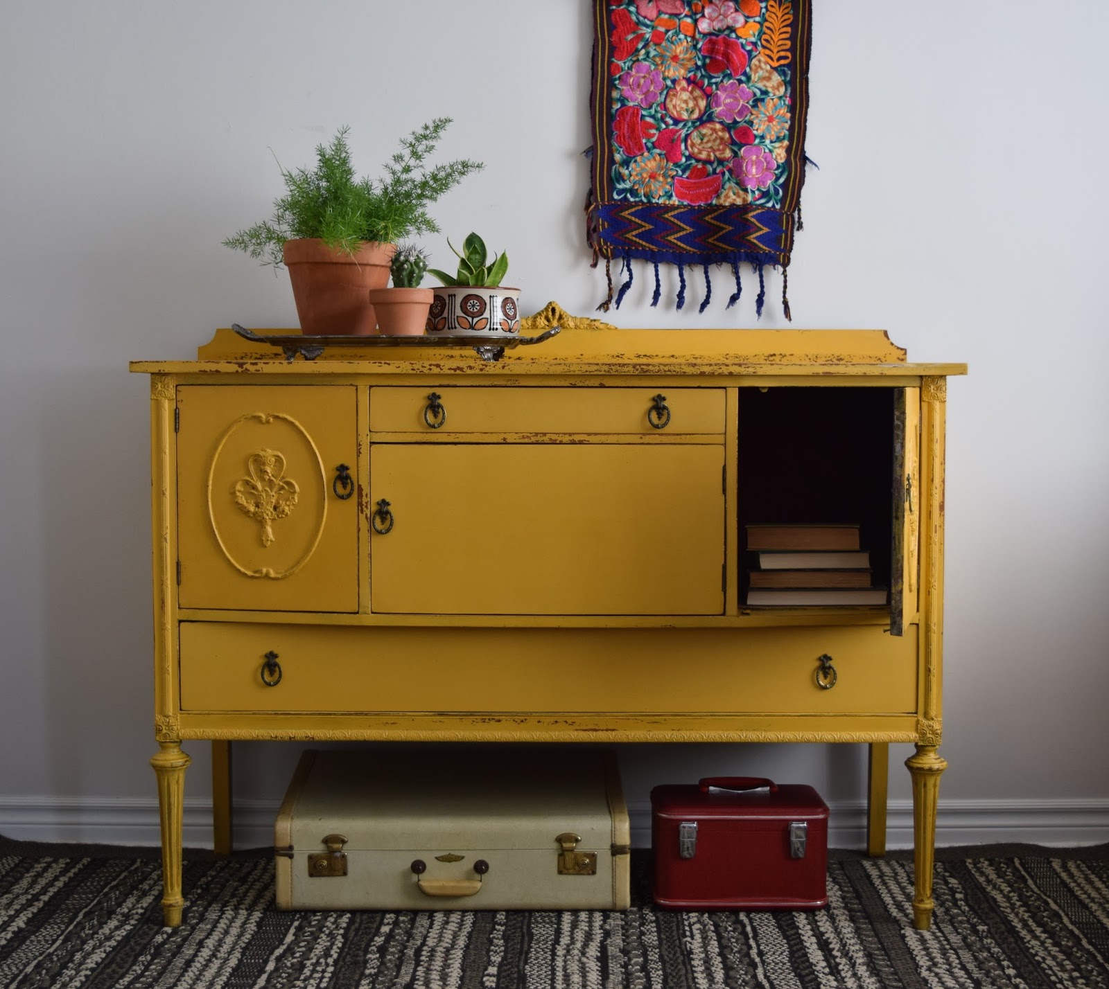 Poppyseed Creative Living Marigold Yellow Sideboard
