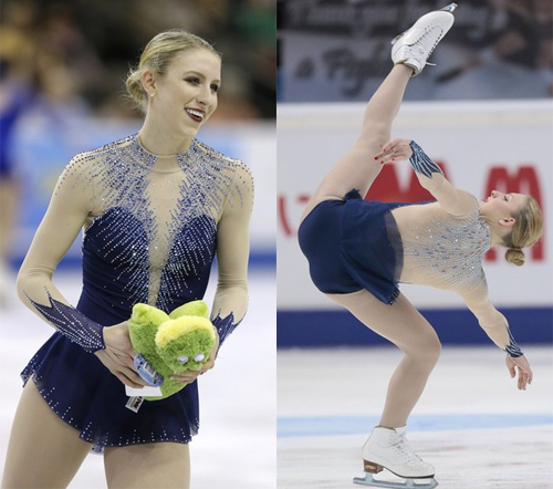 Agnes Zawadzki (USA) i sit kostume til det lange program 2012/13