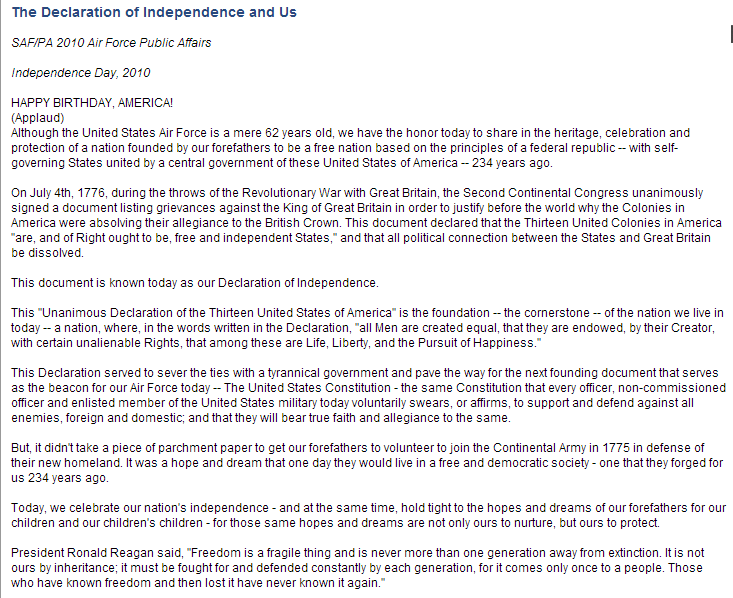 Famous independence day speeches image