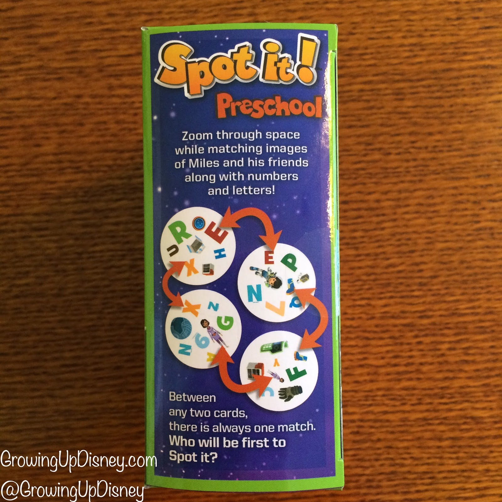 Growing Up Disney Spot It! Miles from Tomorrowland Game Review