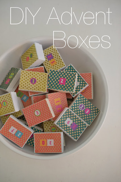 DIY Advent Boxes
