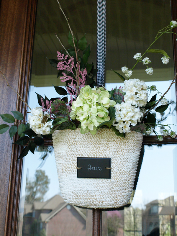 Front Door Flower Basket HowTo Less Than Perfect Life of Bliss