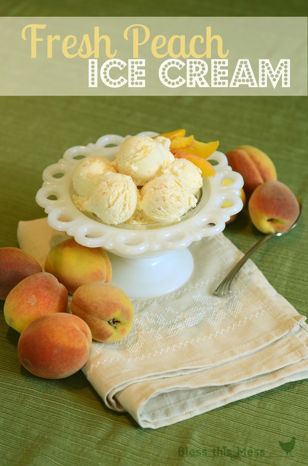 fresh peach ice cream recipe