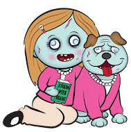 Zombie Me & Annie Dog