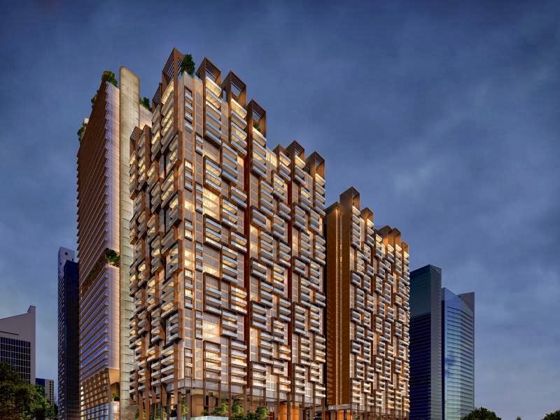 marina one singapore night view marina one residences night view