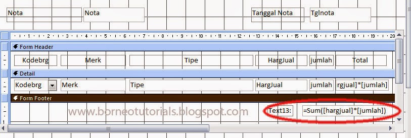 Total-subtotal-Di-Form-Access Cara-Menambahkan-Total-subtotal-Di-Form-Access