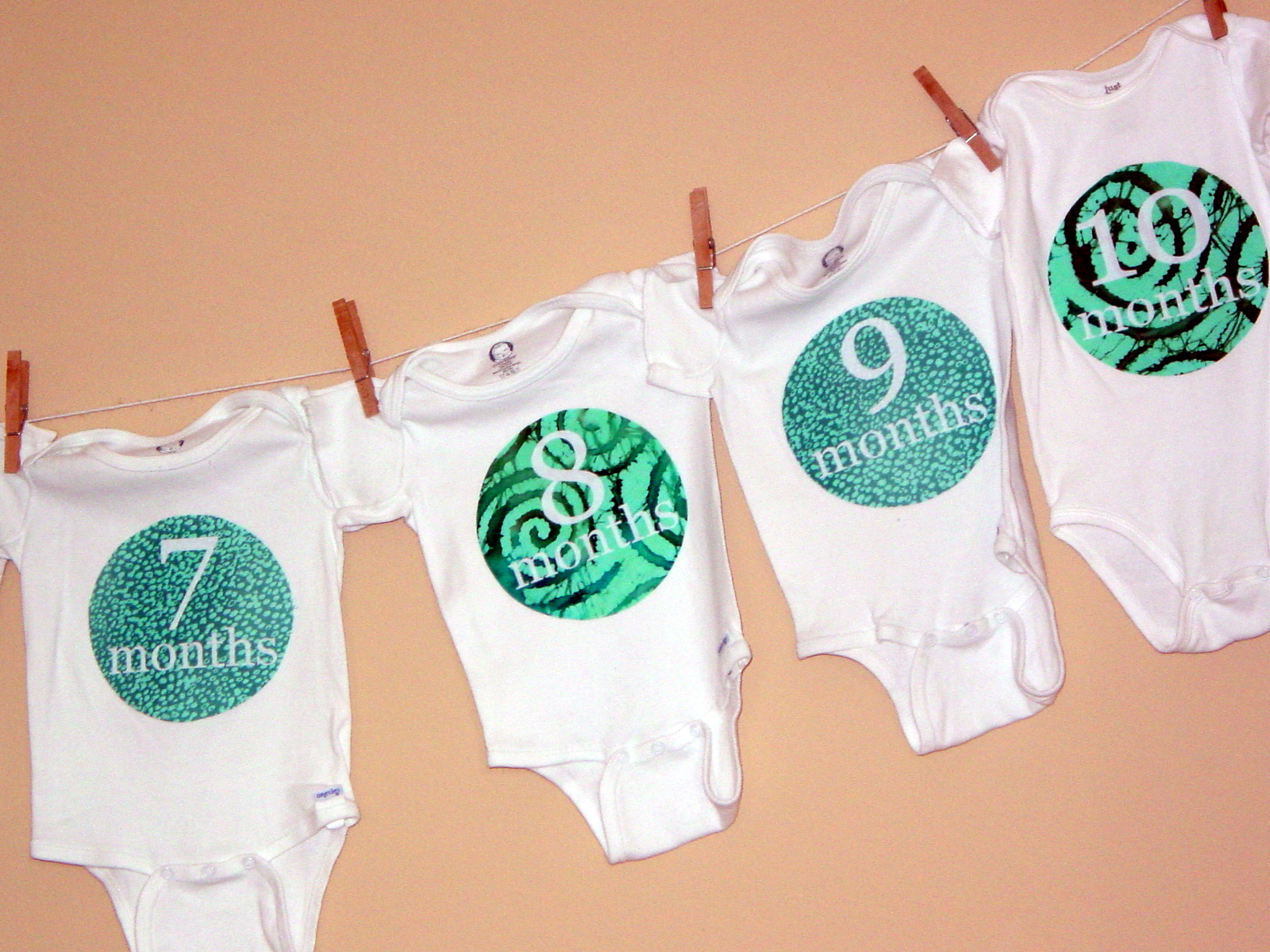 12 month onesies Rachel Teodoro