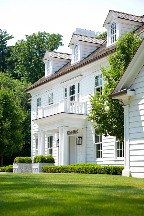 White Clapboard Beauty Content in a Cottage