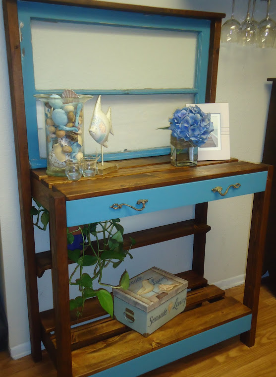 1940s Window Table with Vintage Hardware-SOLD